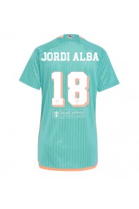 Inter Miami Jordi Alba #18 Voetbaltruitje 3e tenue Dames 2024-25 Korte Mouw